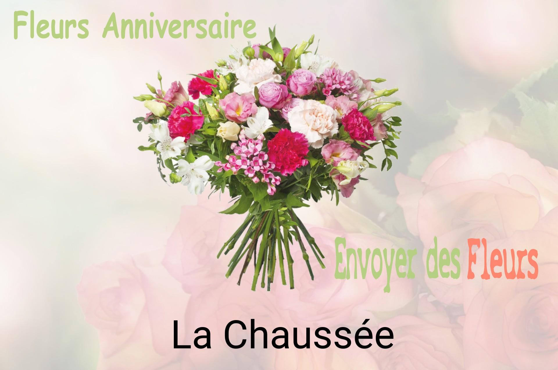 Bouquet de fleurs d’anniversaire livré à La Chaussée