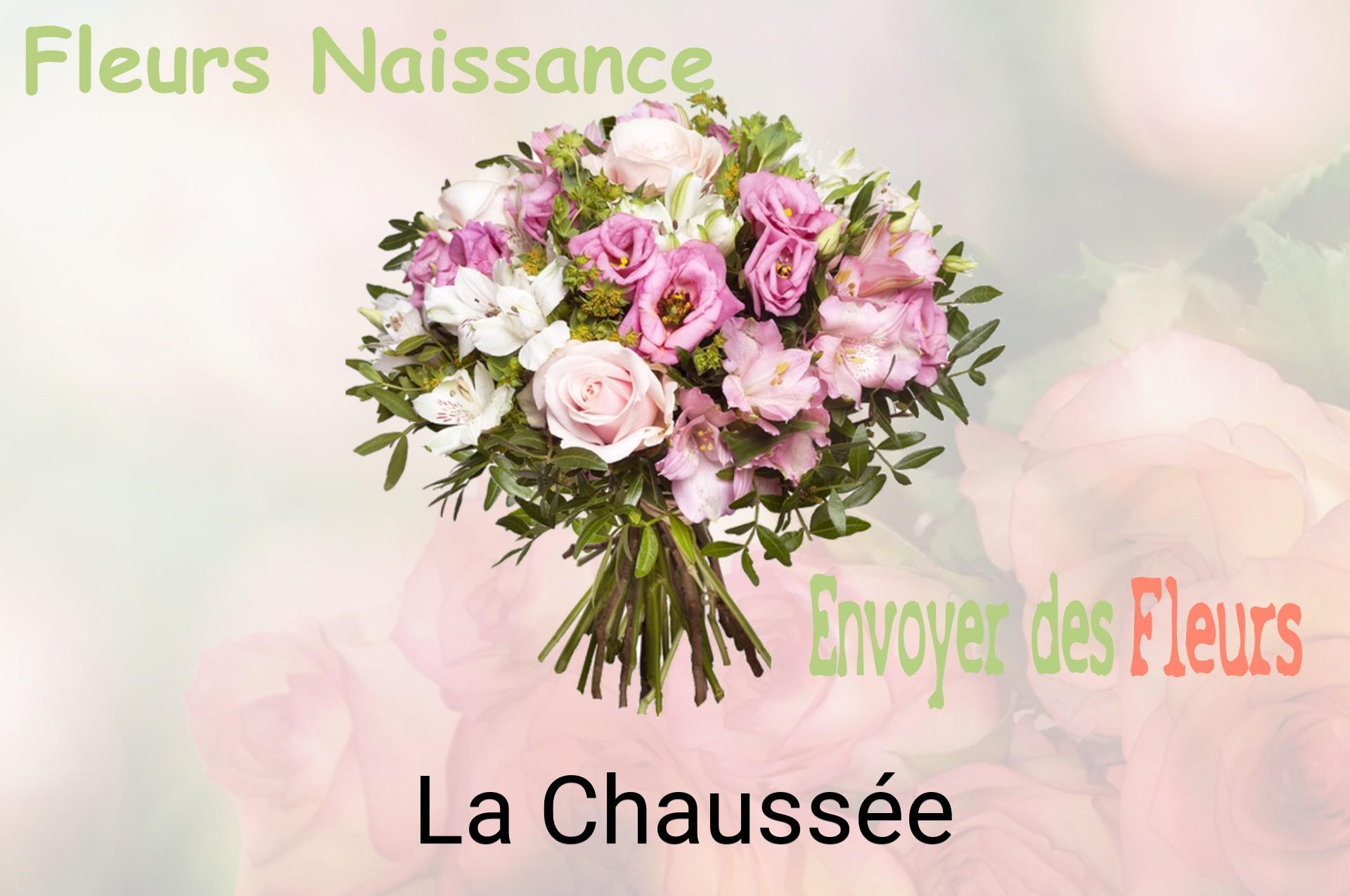 Bouquet de fleurs de naissance livré à La Chaussée